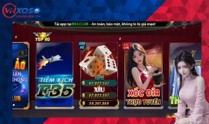Tài Xỉu B52 Club – Mẹo Hay Đánh Đâu Thắng Đó, Xem Ngay 7 Ngoài Tài Xỉu B52 Club còn cung cấp nhiều tựa game hay khác