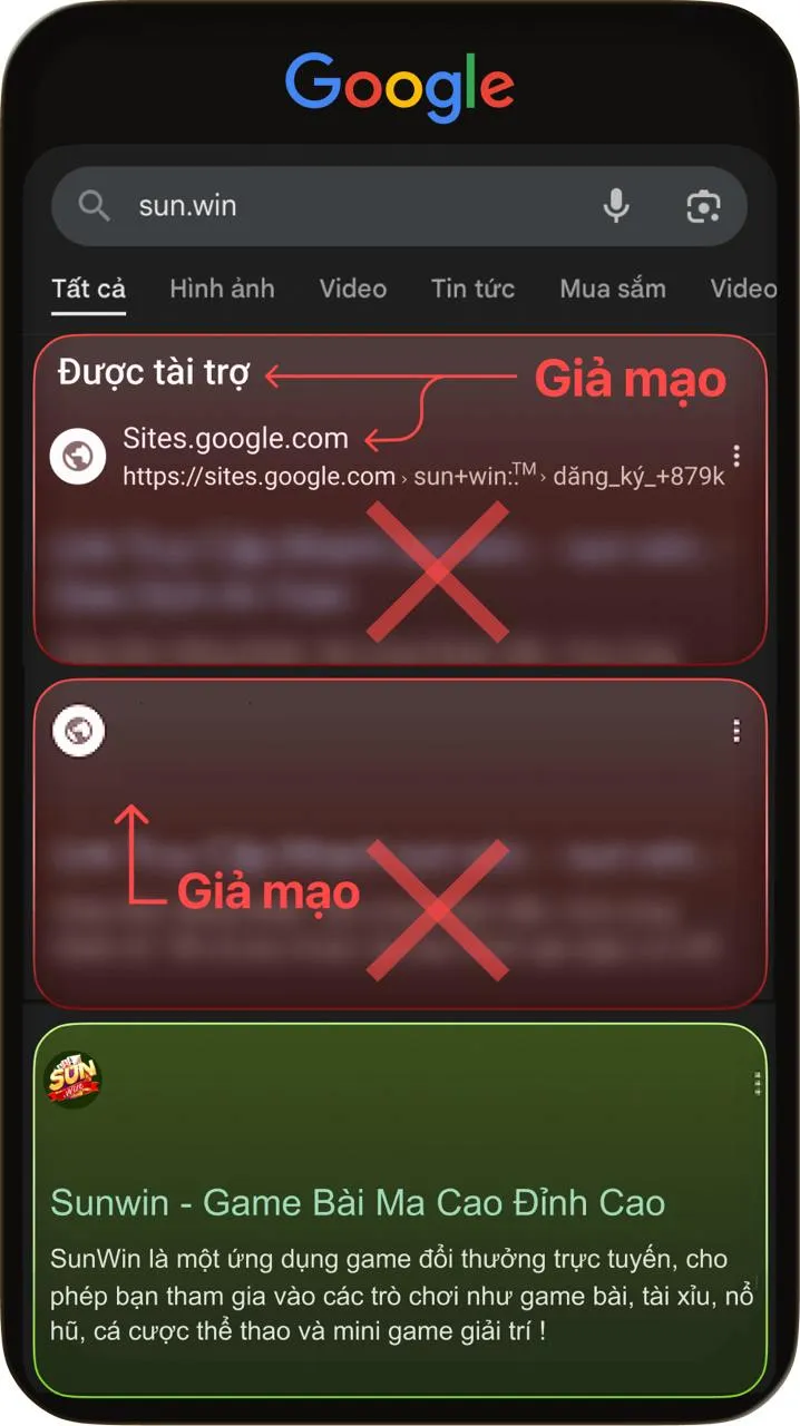 Cách phân biệt Sunwin thật - 5 dấu hiệu cảnh báo lừa đảo 2 Cách phân biệt Sunwin thật